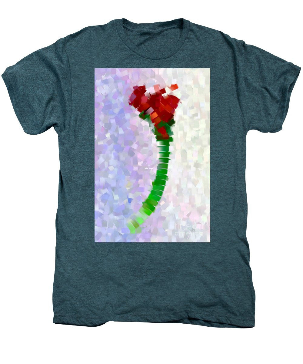 Men's Premium T-Shirt - Abstract Flower 0793