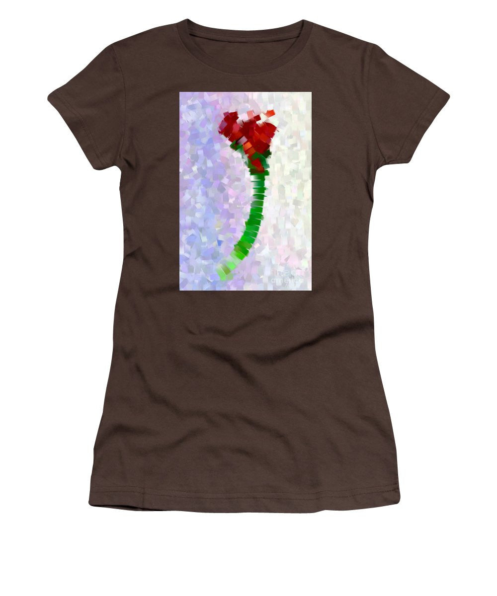 Women's T-Shirt (Junior Cut) - Abstract Flower 0793