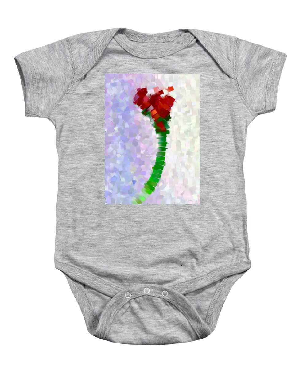 Baby Onesie - Abstract Flower 0793