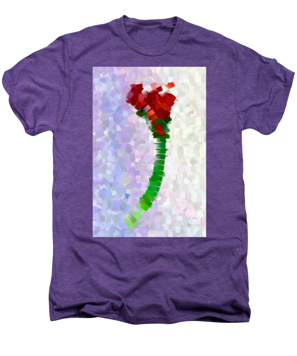 Men's Premium T-Shirt - Abstract Flower 0793