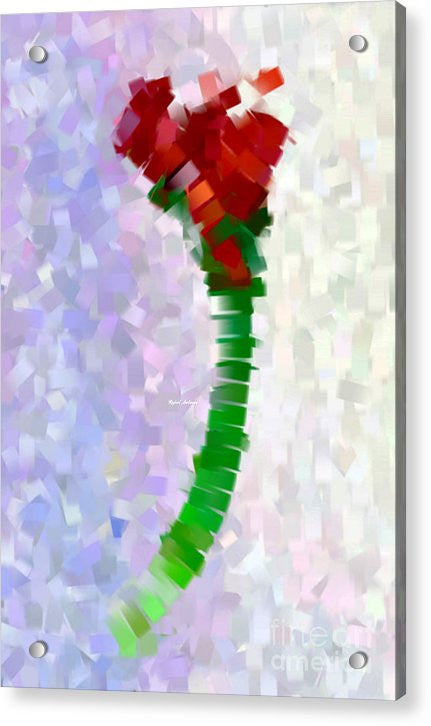 Acrylic Print - Abstract Flower 0793