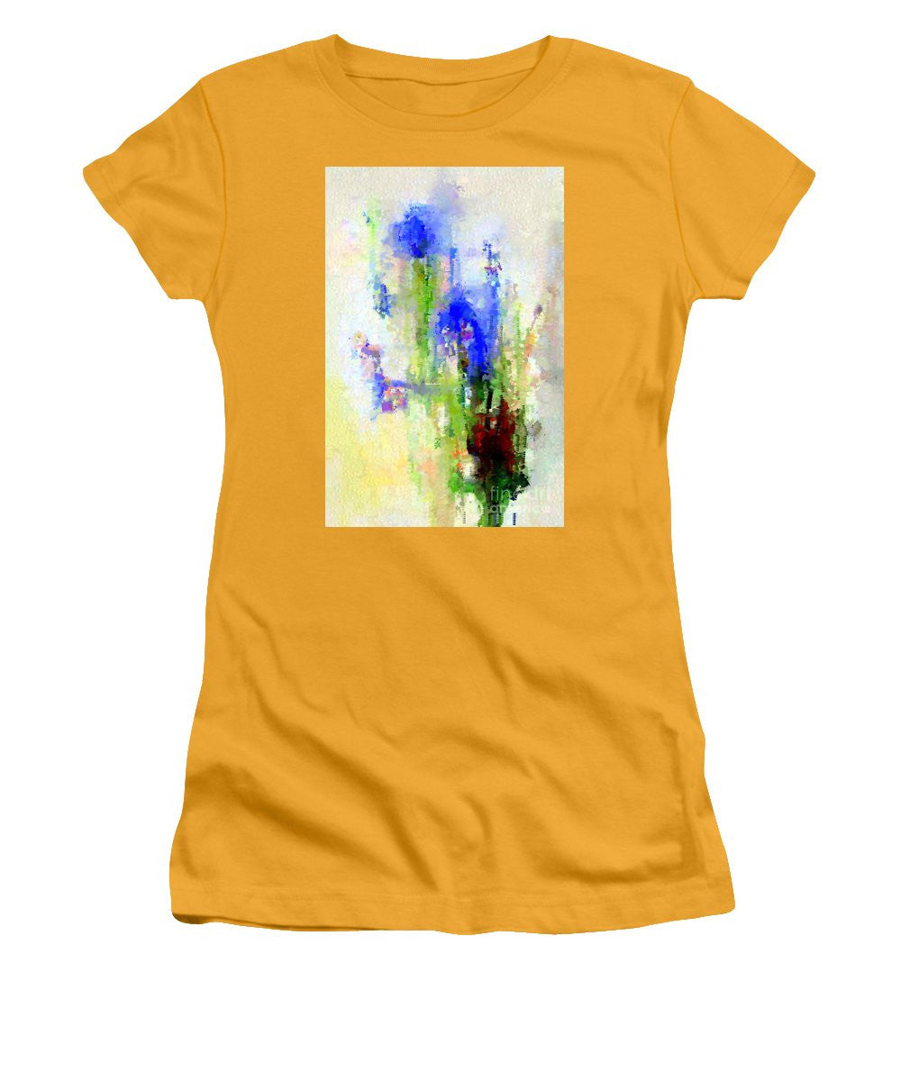 Women's T-Shirt (Junior Cut) - Abstract Flower 0797