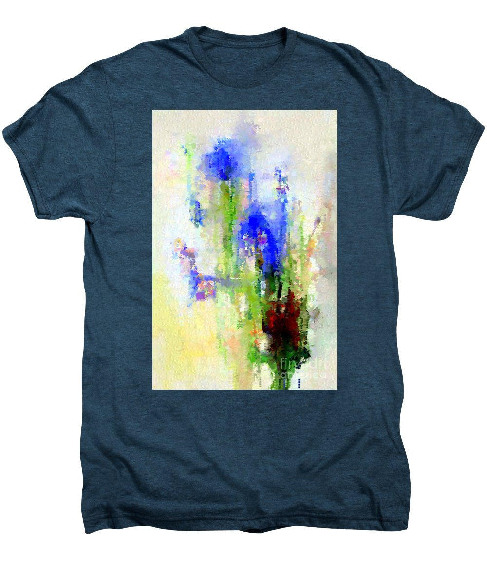 Men's Premium T-Shirt - Abstract Flower 0797