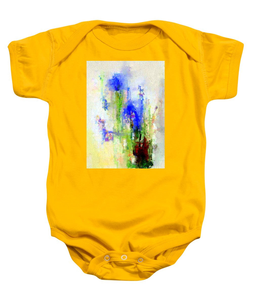 Baby Onesie - Abstract Flower 0797