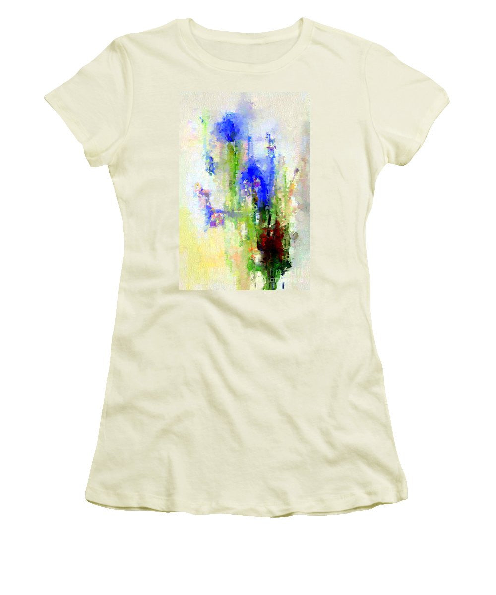 Women's T-Shirt (Junior Cut) - Abstract Flower 0797