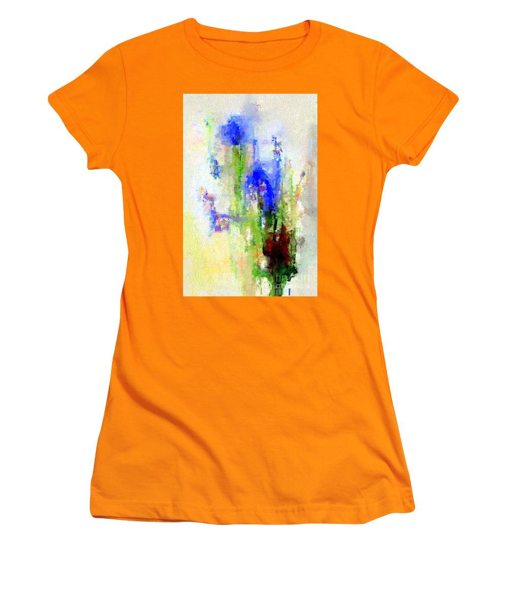 Women's T-Shirt (Junior Cut) - Abstract Flower 0797