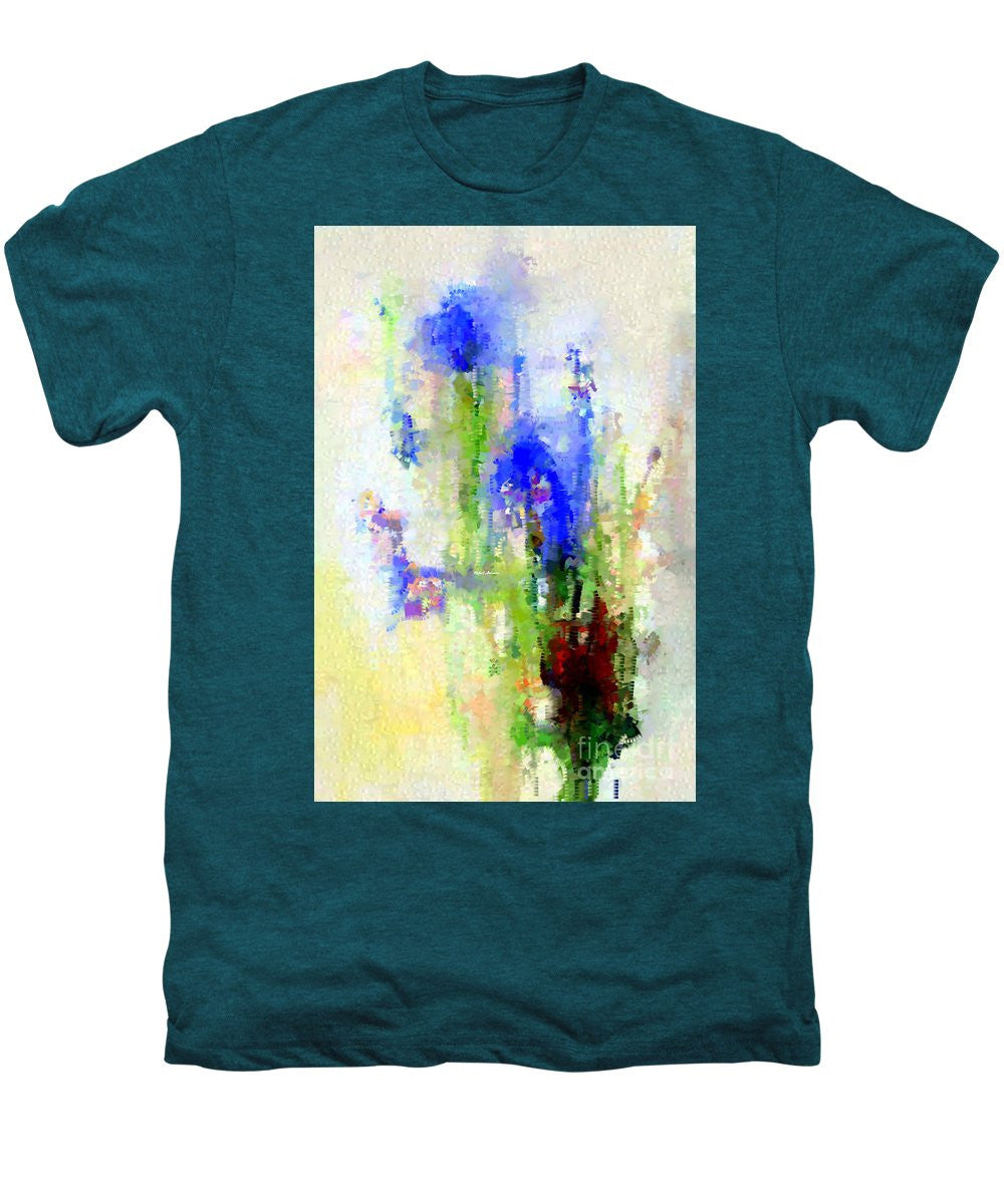 Men's Premium T-Shirt - Abstract Flower 0797