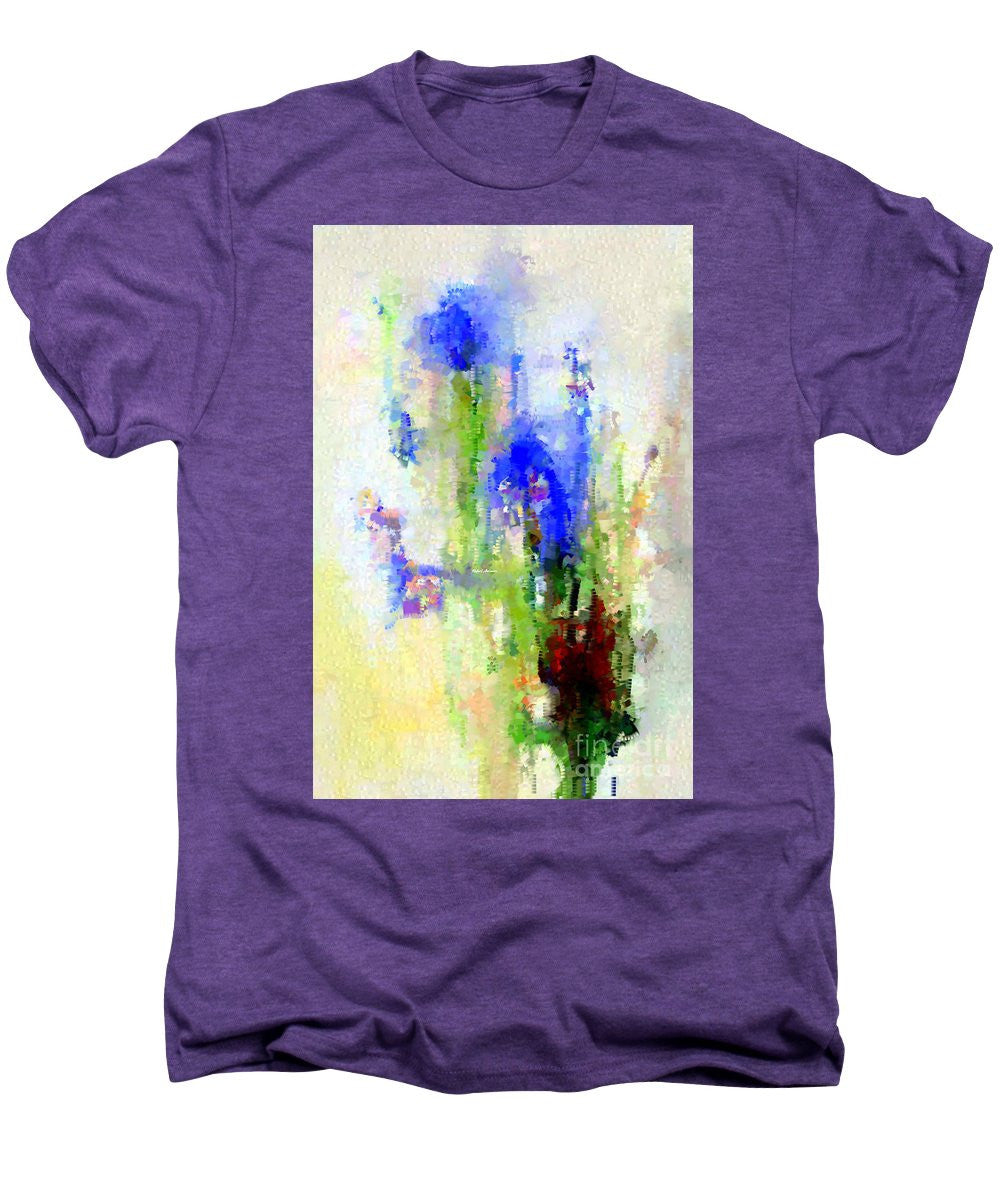 Men's Premium T-Shirt - Abstract Flower 0797