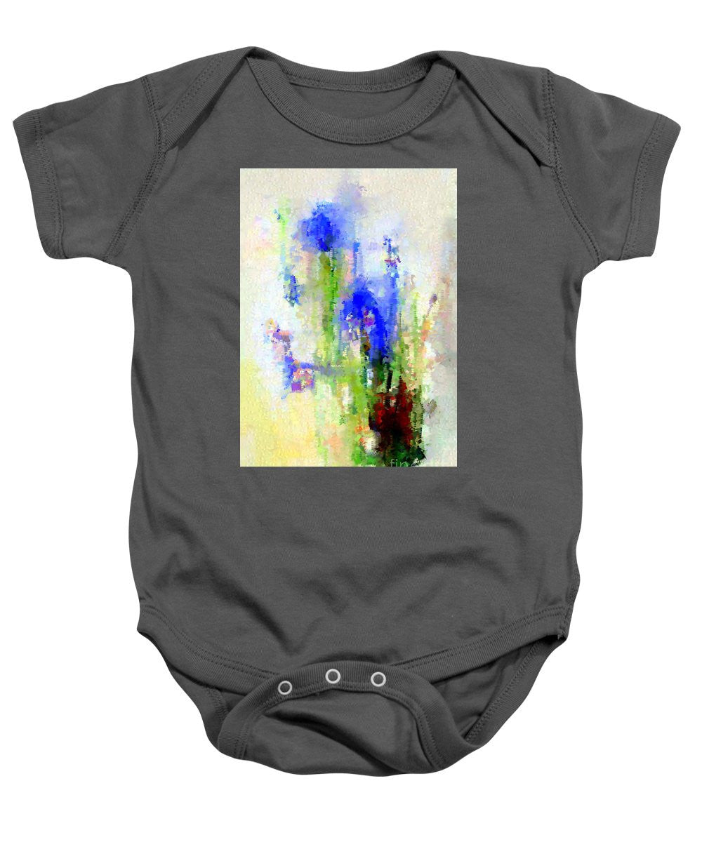 Baby Onesie - Abstract Flower 0797