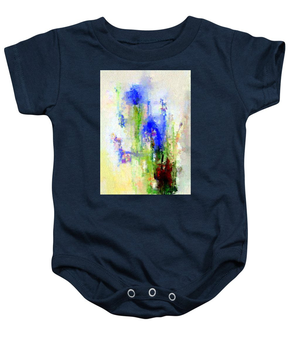 Baby Onesie - Abstract Flower 0797