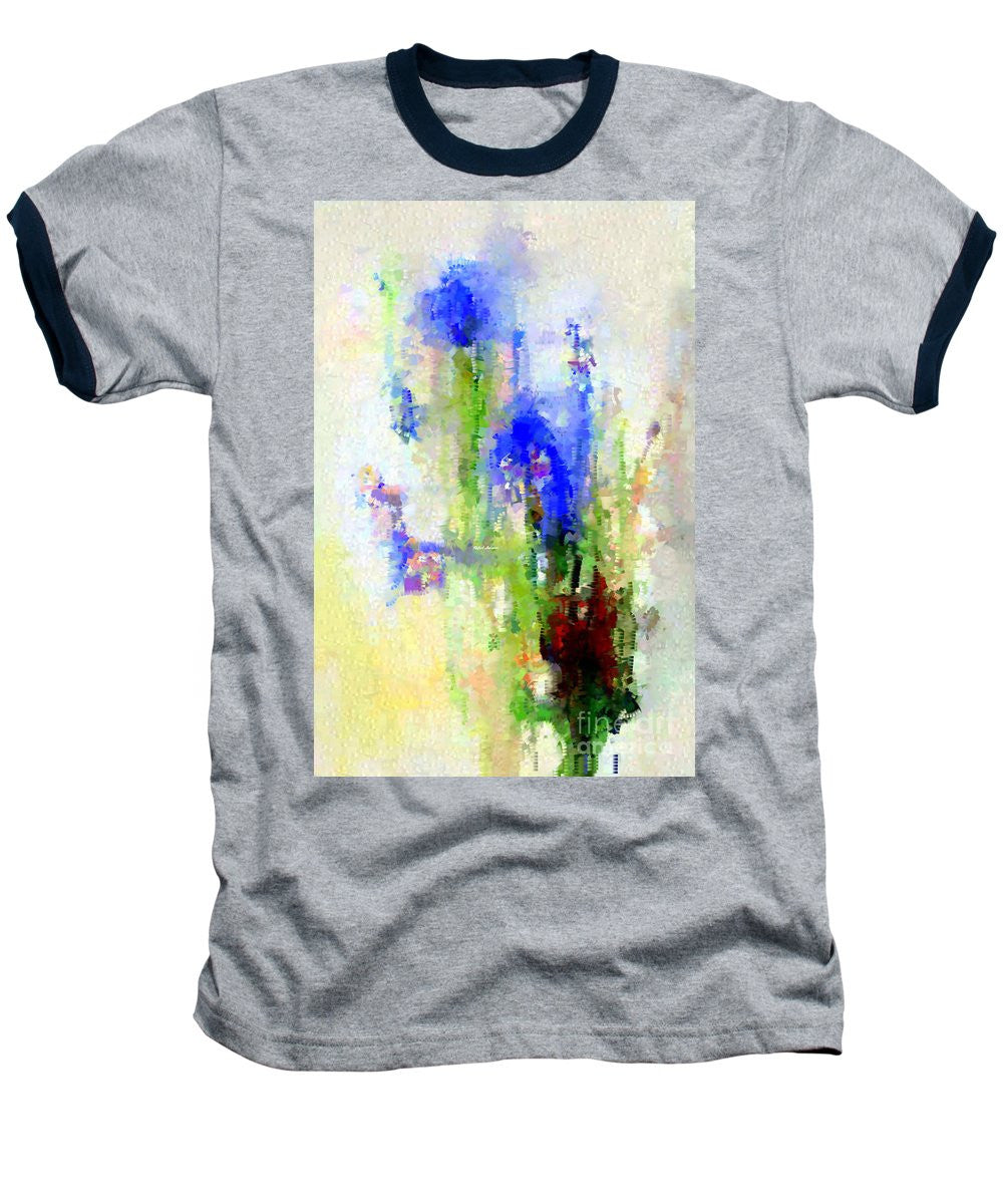 Baseball T-Shirt - Abstract Flower 0797