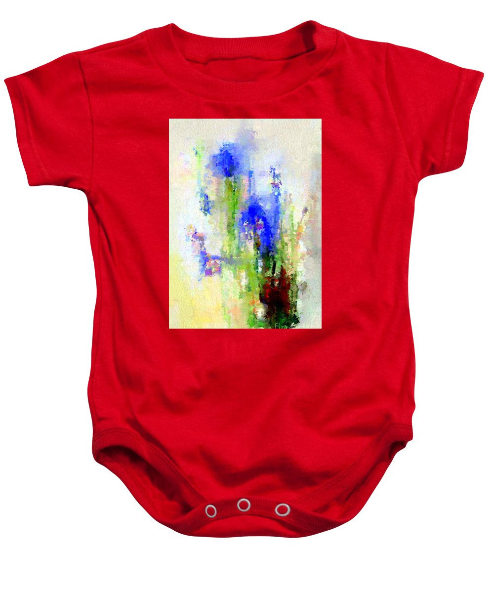 Baby Onesie - Abstract Flower 0797