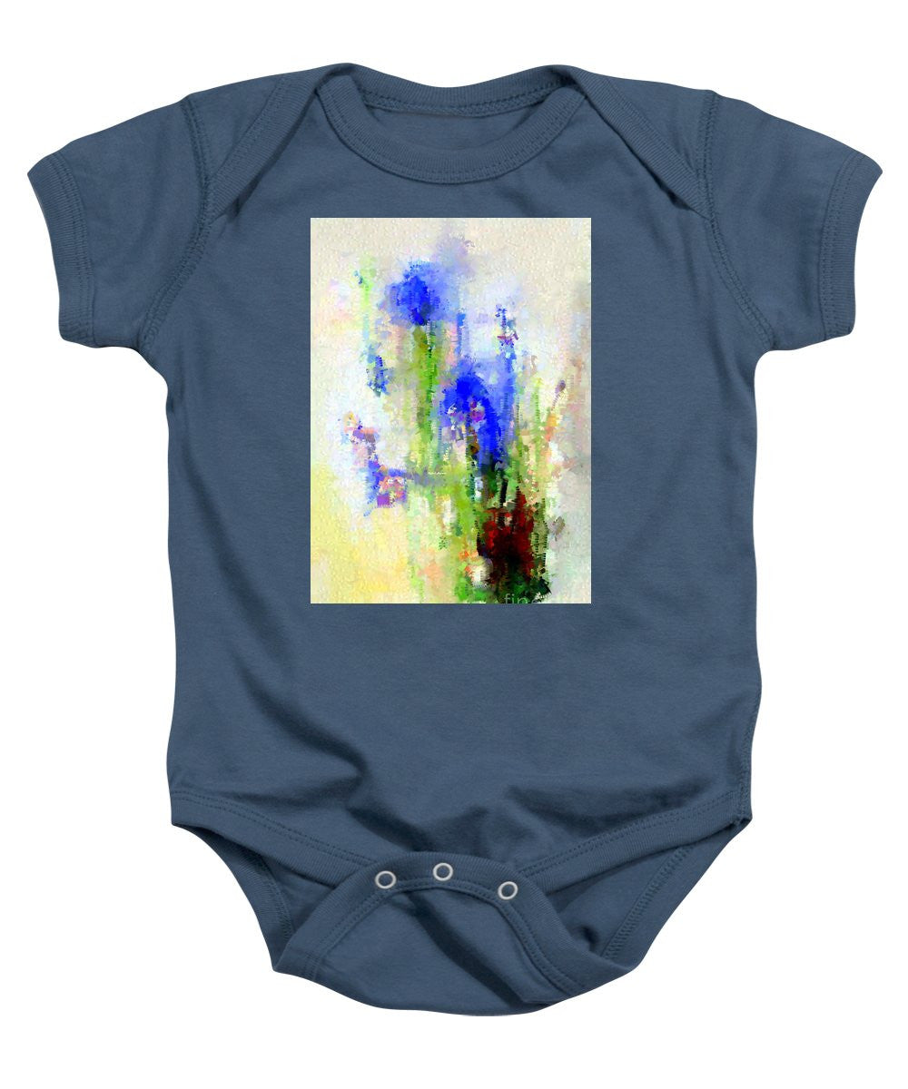 Baby Onesie - Abstract Flower 0797