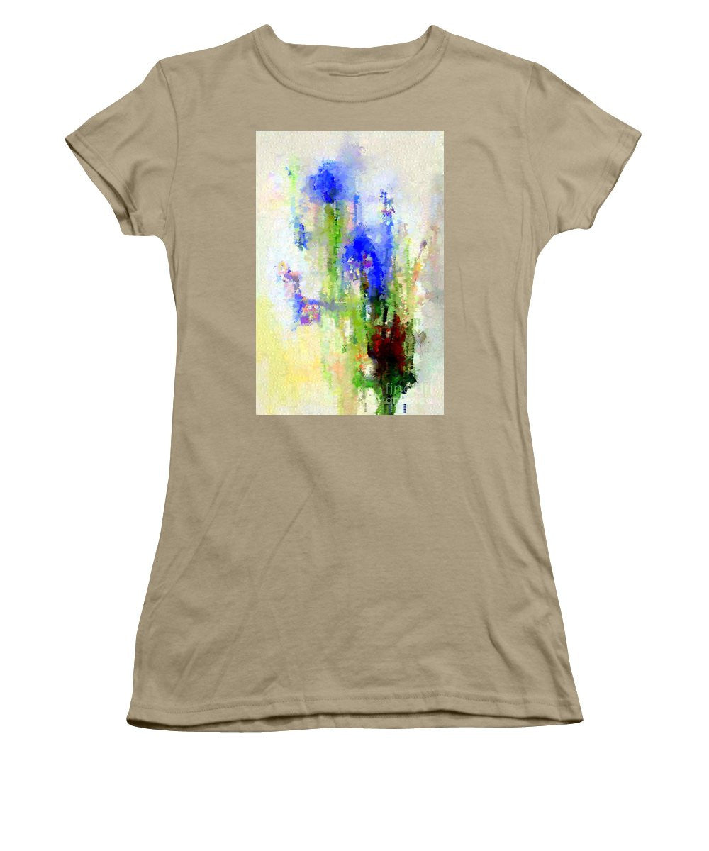 Women's T-Shirt (Junior Cut) - Abstract Flower 0797