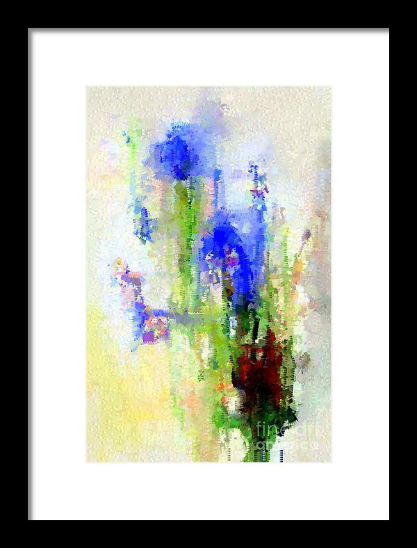 Framed Print - Abstract Flower 0797