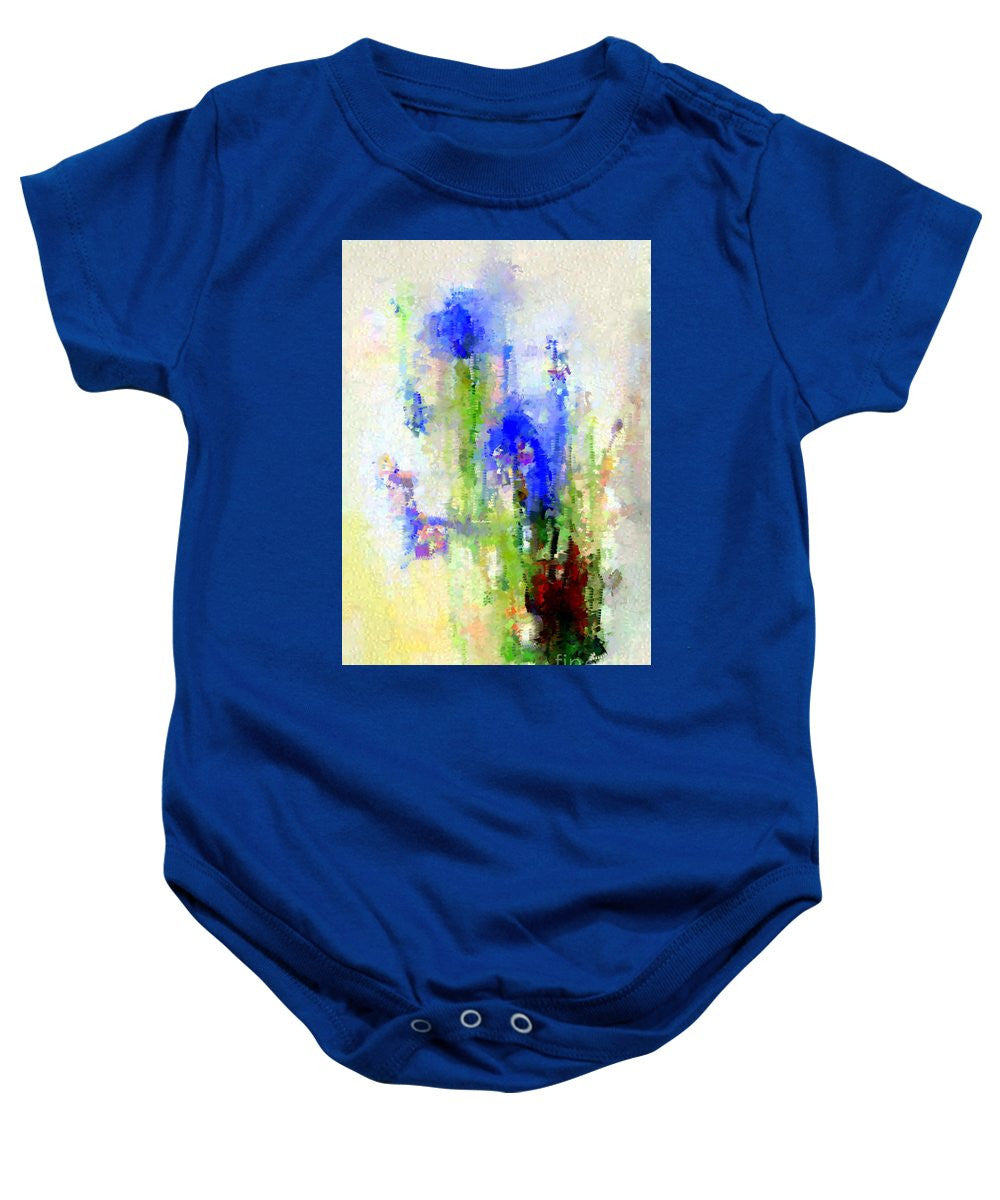 Baby Onesie - Abstract Flower 0797
