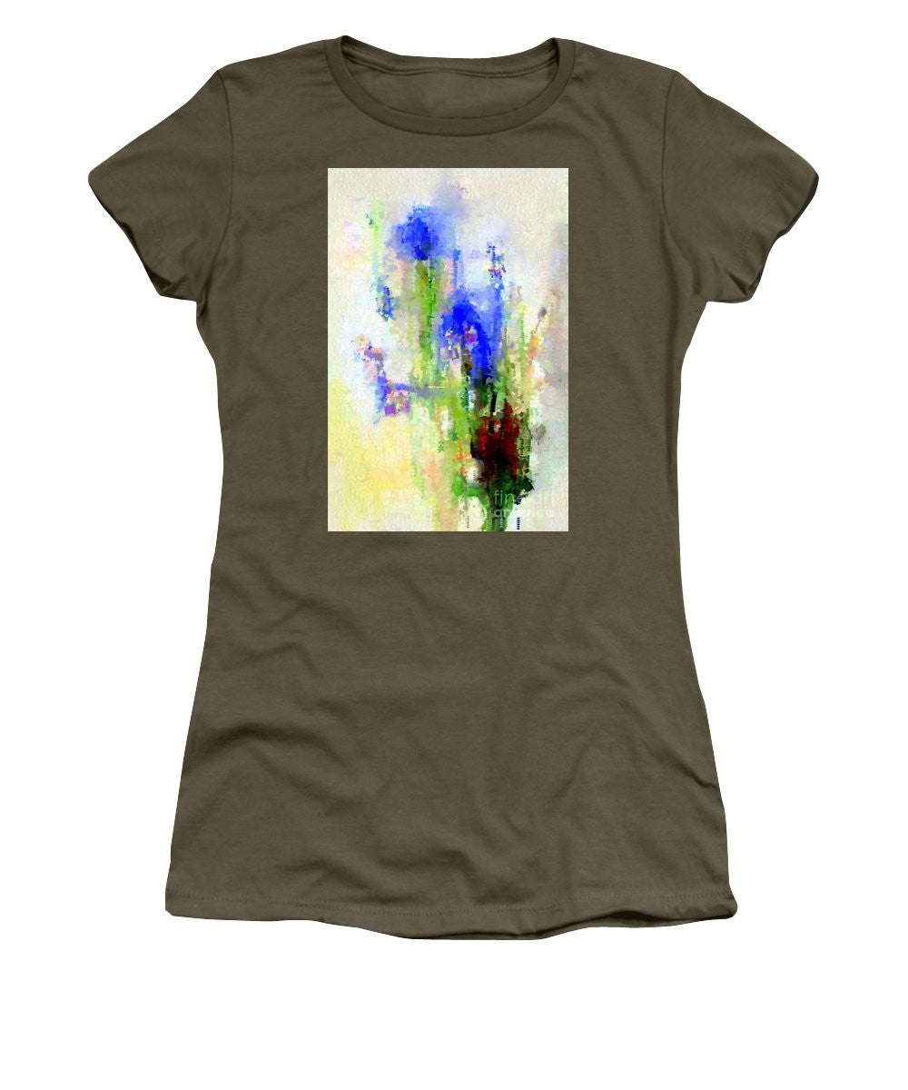 Women's T-Shirt (Junior Cut) - Abstract Flower 0797