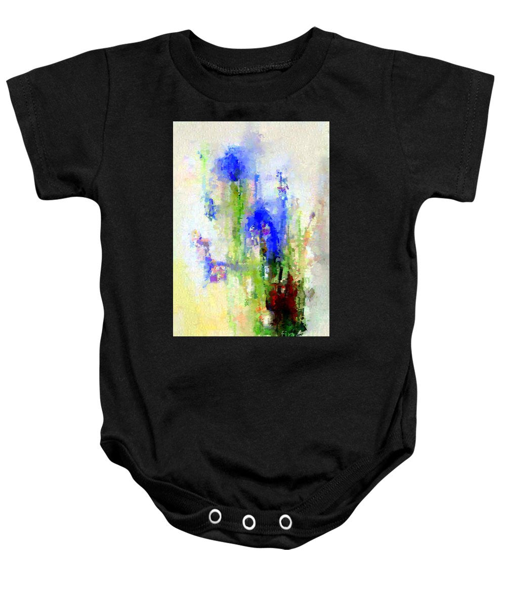 Baby Onesie - Abstract Flower 0797