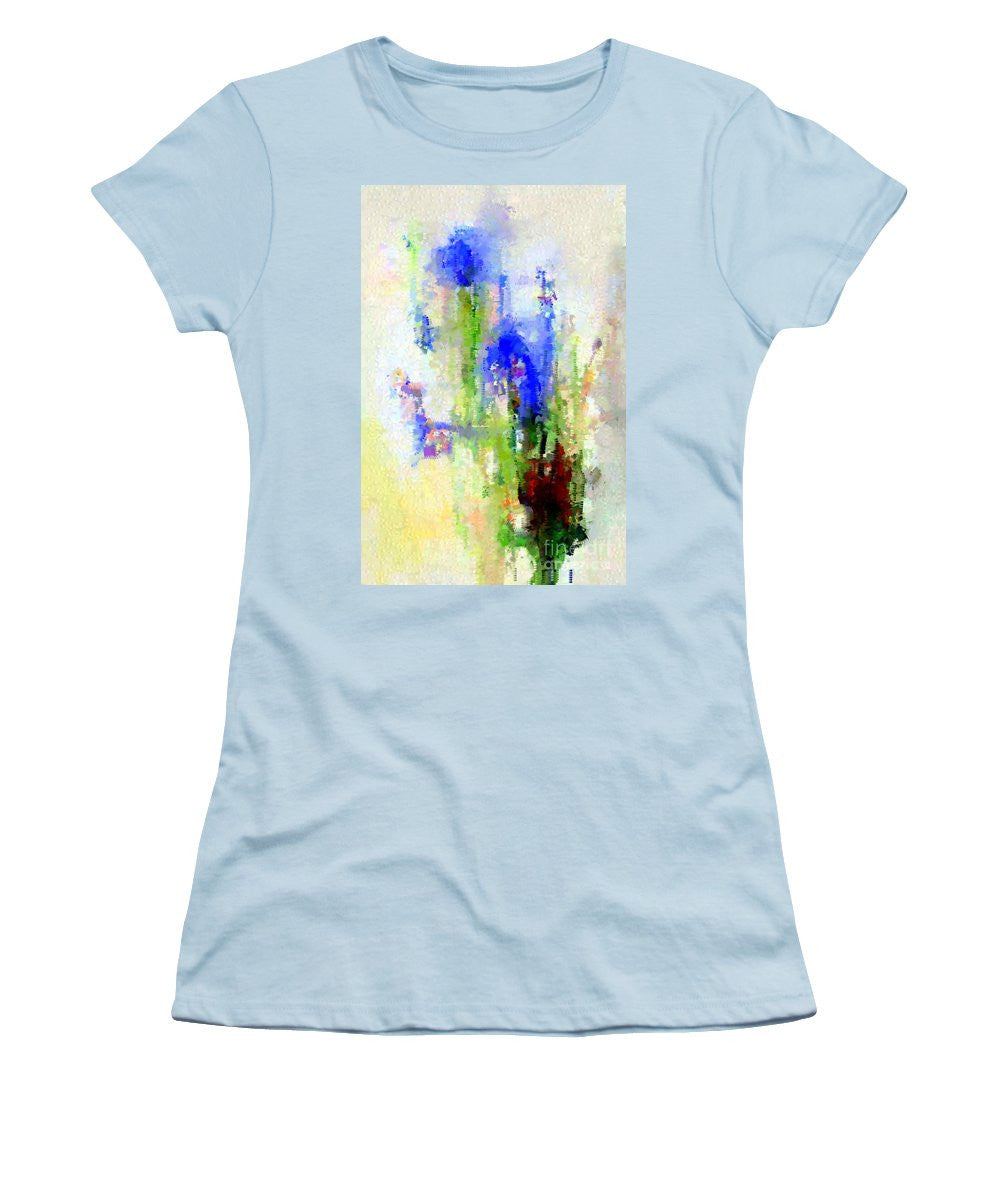 Women's T-Shirt (Junior Cut) - Abstract Flower 0797