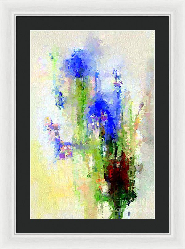 Framed Print - Abstract Flower 0797