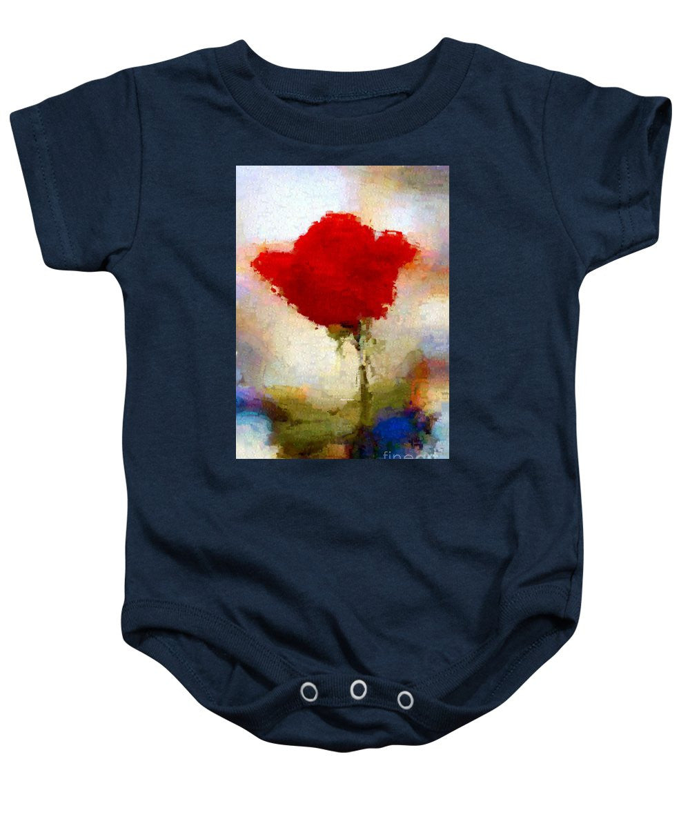 Baby Onesie - Abstract Flower 07978