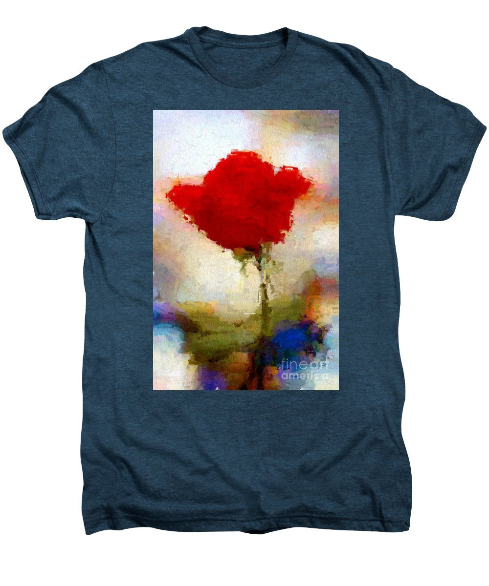 Men's Premium T-Shirt - Abstract Flower 07978