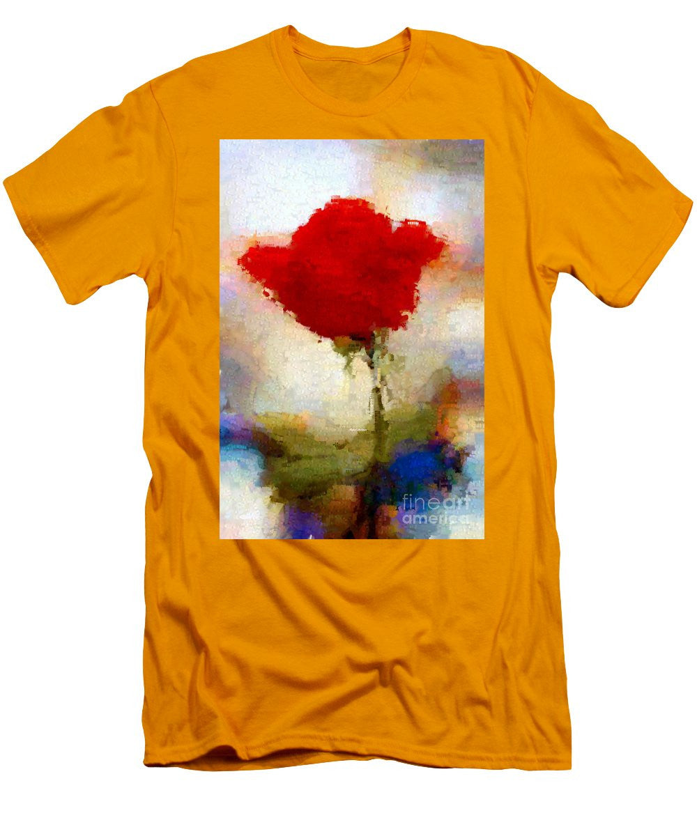 Men's T-Shirt (Slim Fit) - Abstract Flower 07978