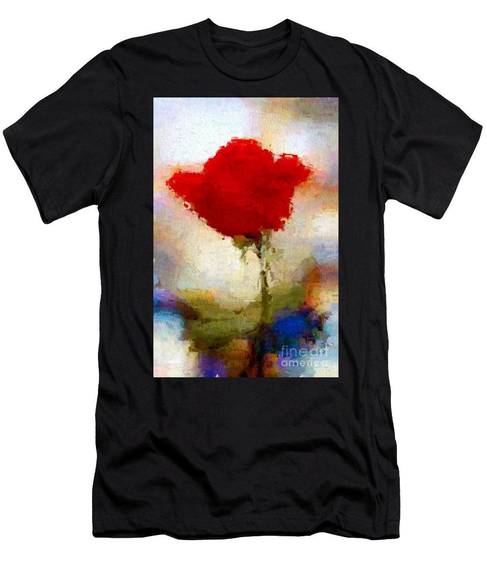 Men's T-Shirt (Slim Fit) - Abstract Flower 07978