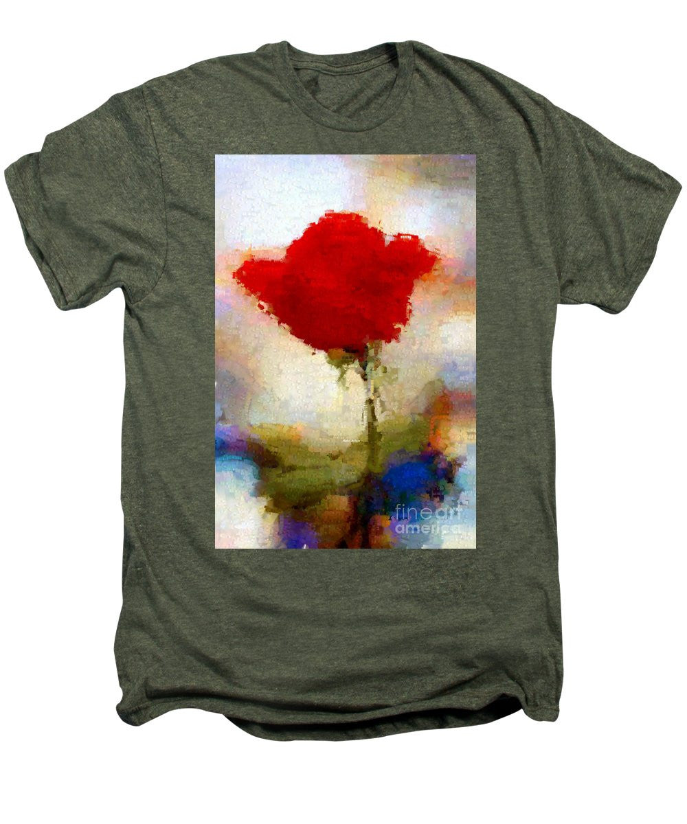 Men's Premium T-Shirt - Abstract Flower 07978