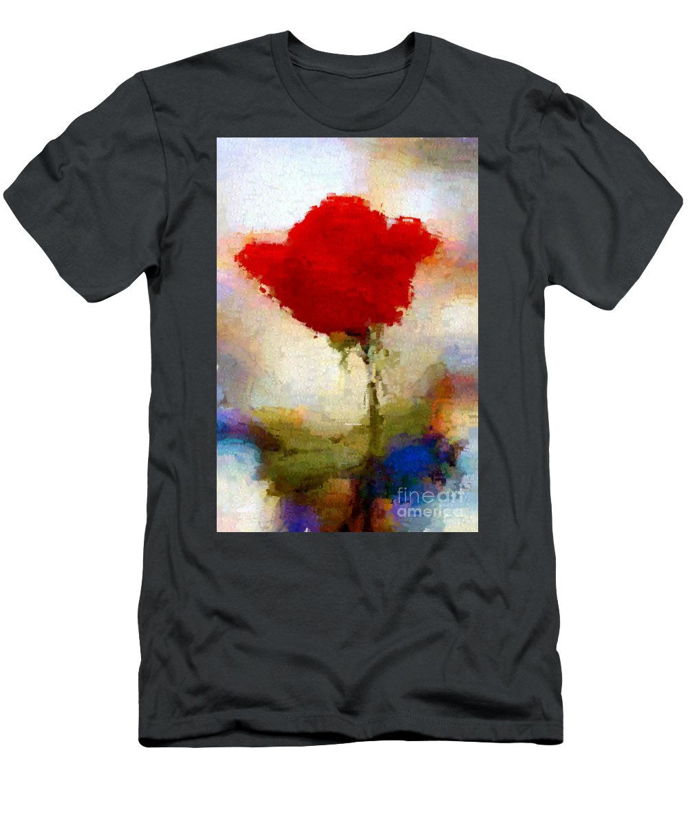 Men's T-Shirt (Slim Fit) - Abstract Flower 07978