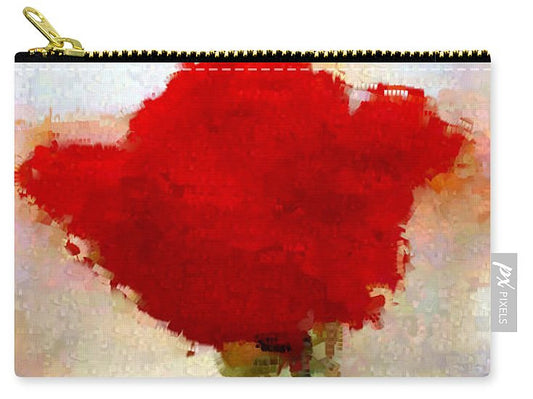 Carry-All Pouch - Abstract Flower 07978