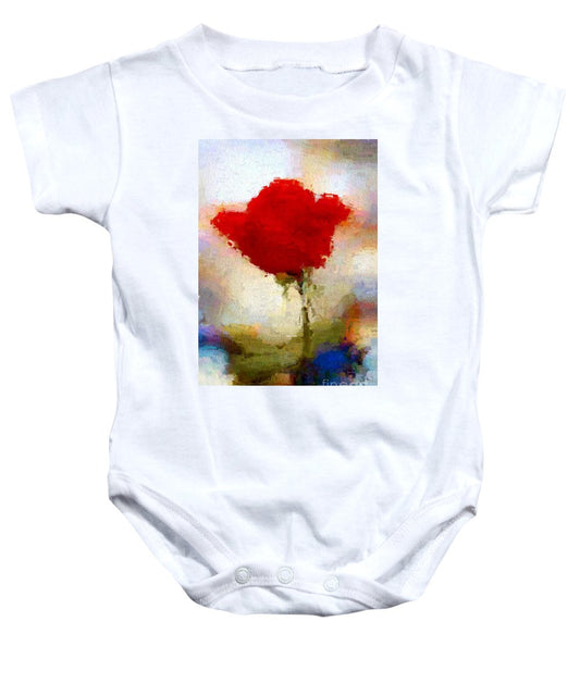 Baby Onesie - Abstract Flower 07978