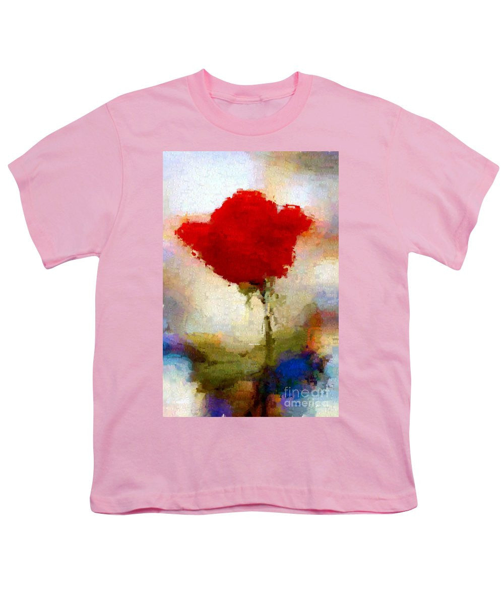 Youth T-Shirt - Abstract Flower 07978