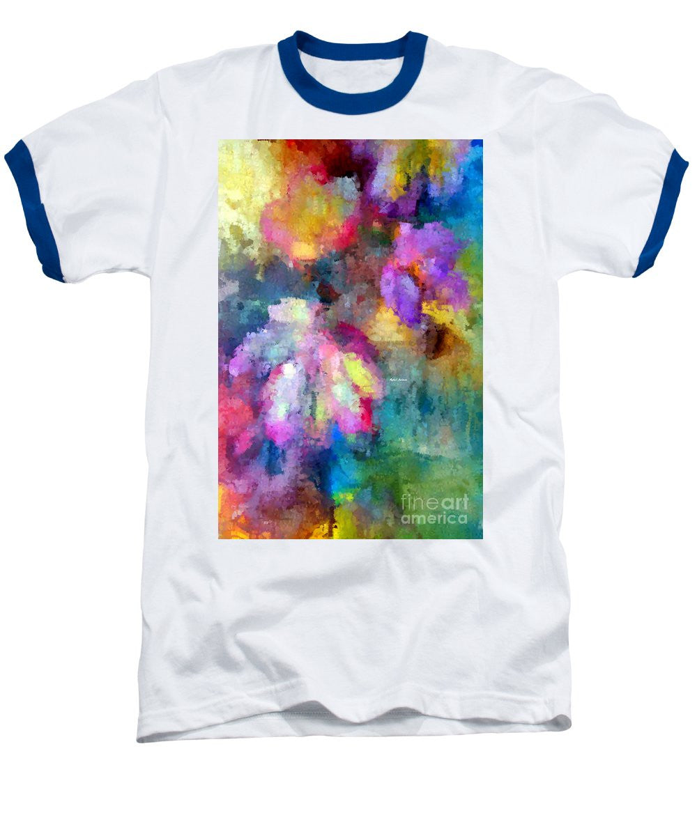 Baseball T-Shirt - Abstract Flower 0800