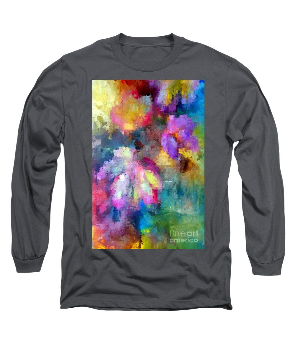 Long Sleeve T-Shirt - Abstract Flower 0800