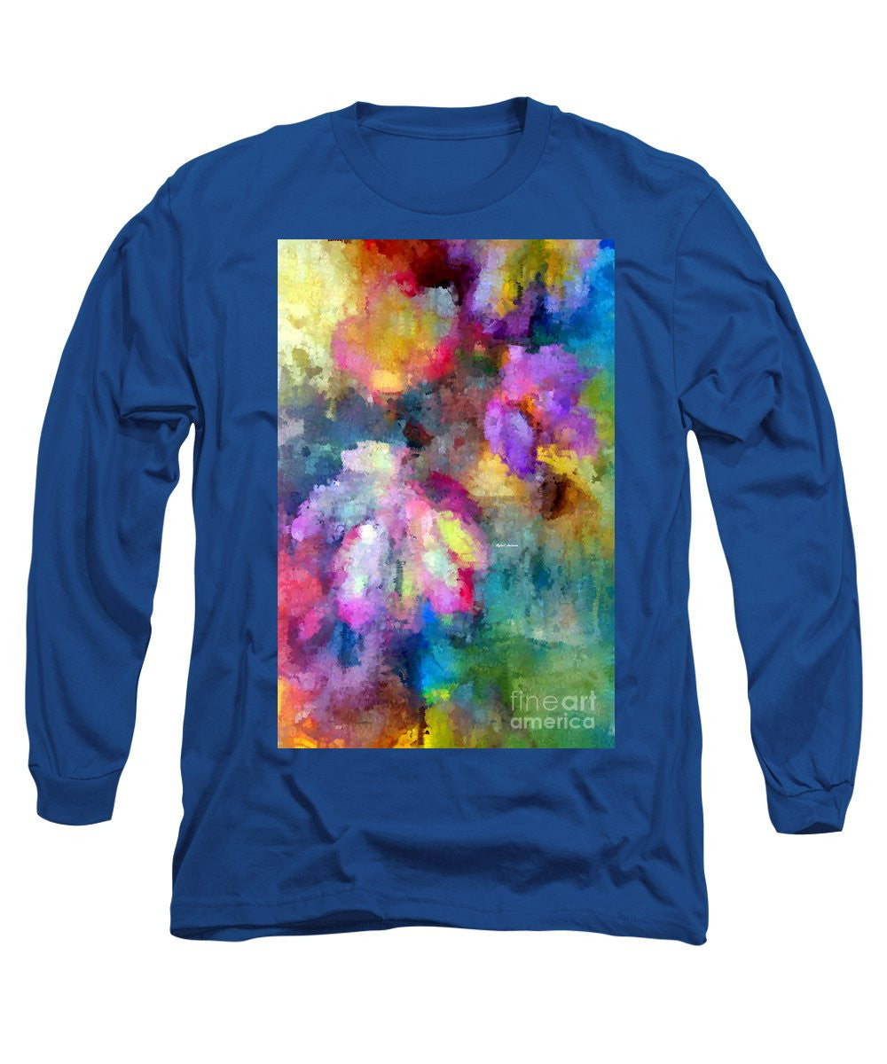 Long Sleeve T-Shirt - Abstract Flower 0800