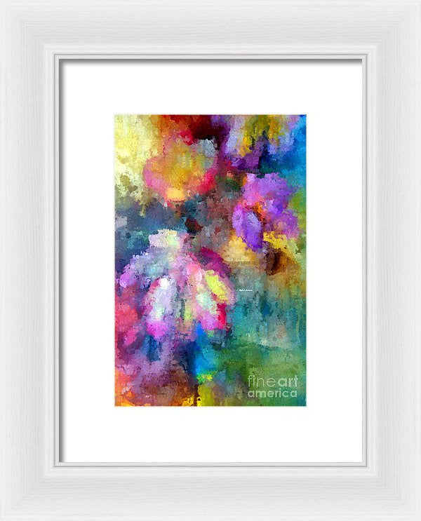 Framed Print - Abstract Flower 0800
