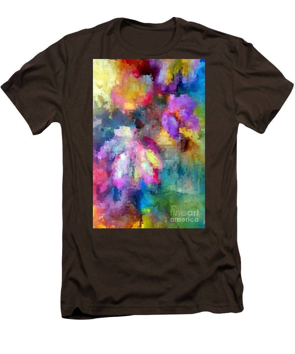 Men's T-Shirt (Slim Fit) - Abstract Flower 0800