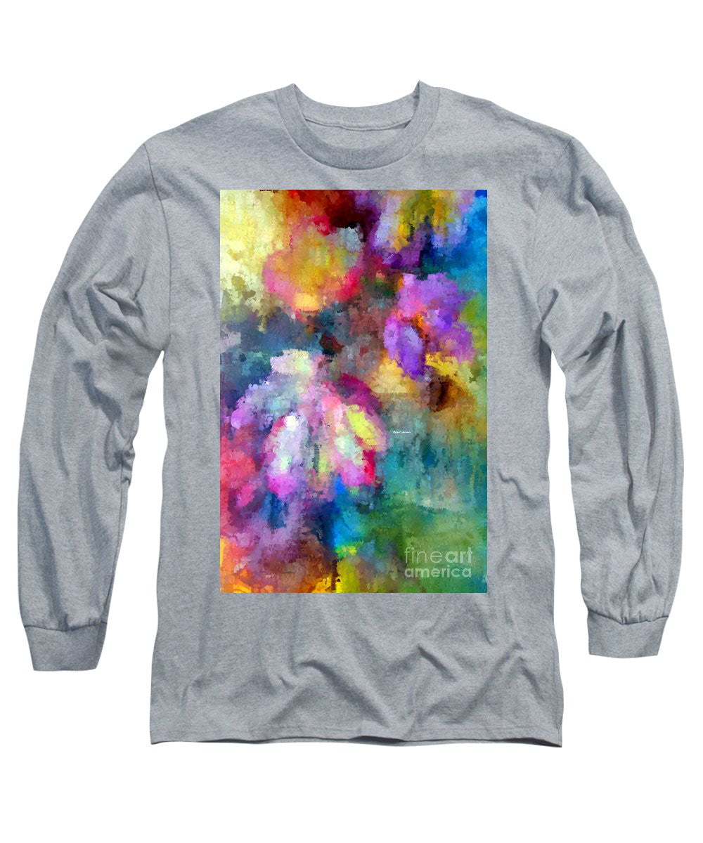 Long Sleeve T-Shirt - Abstract Flower 0800