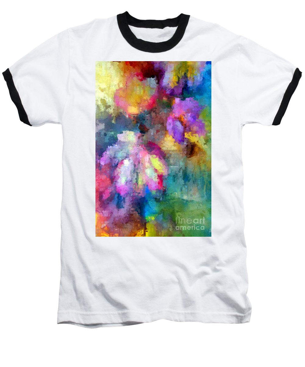 Baseball T-Shirt - Abstract Flower 0800