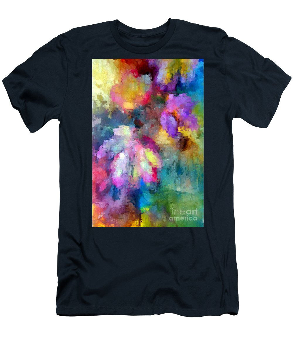 Men's T-Shirt (Slim Fit) - Abstract Flower 0800