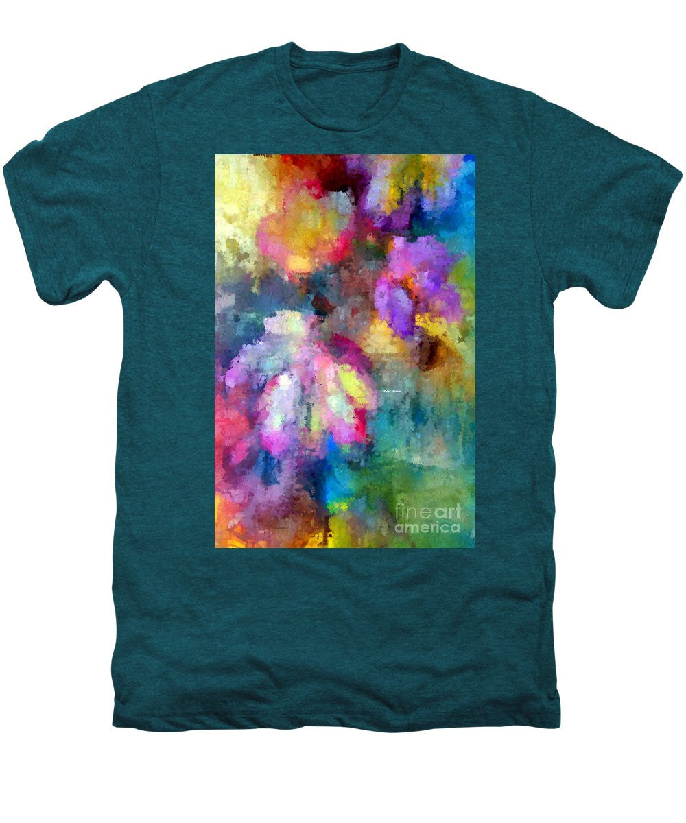 Men's Premium T-Shirt - Abstract Flower 0800