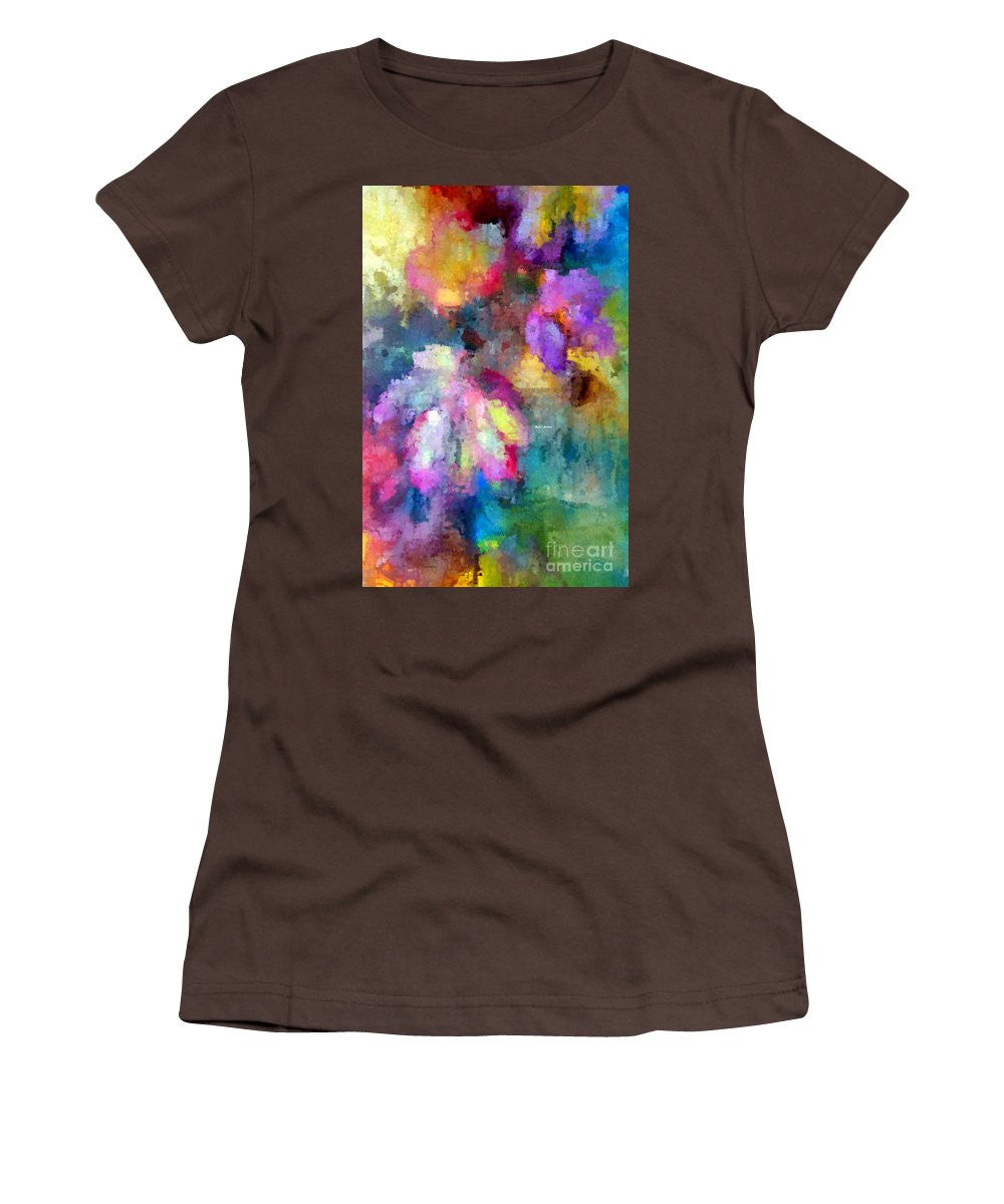 Women's T-Shirt (Junior Cut) - Abstract Flower 0800