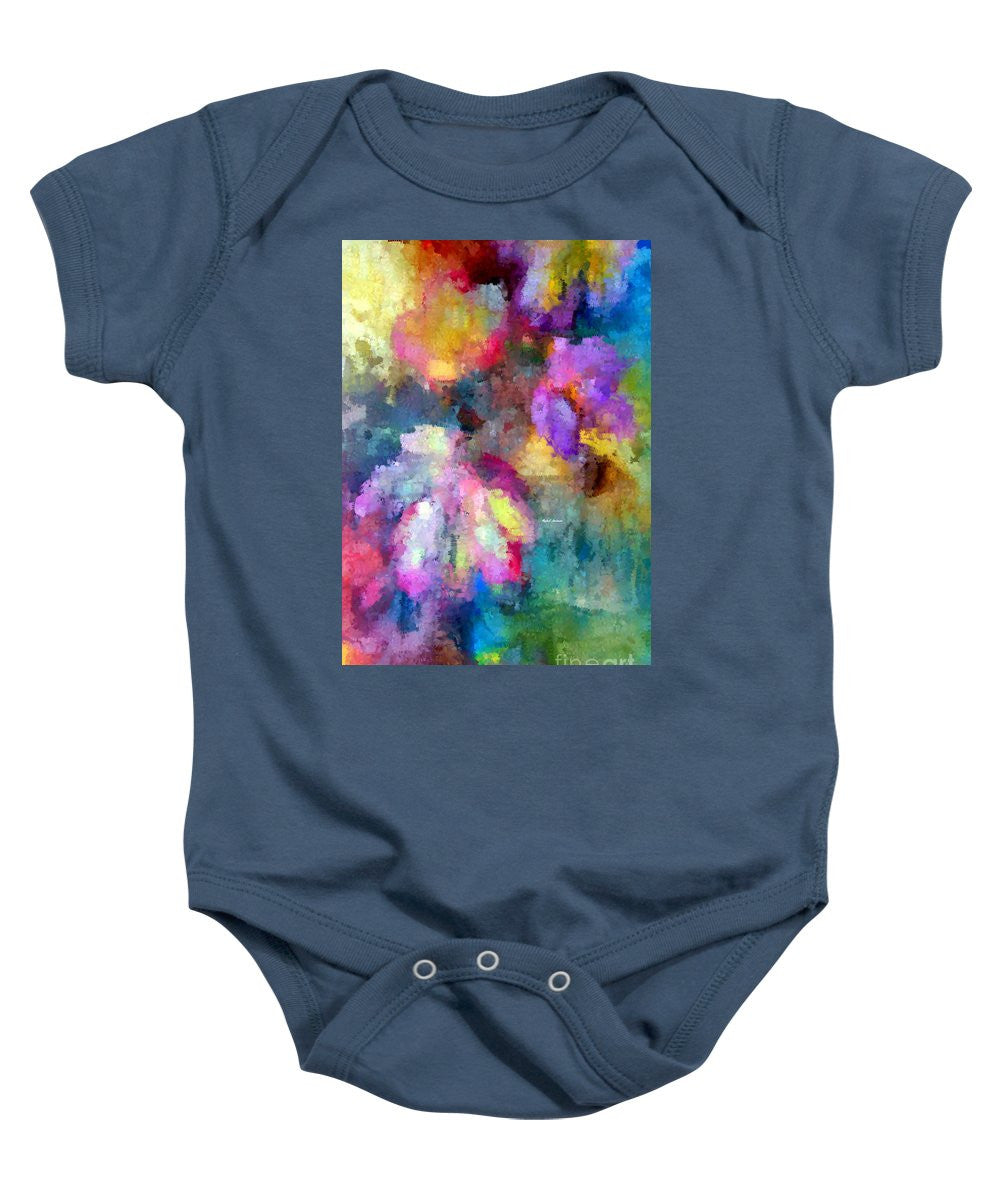 Baby Onesie - Abstract Flower 0800