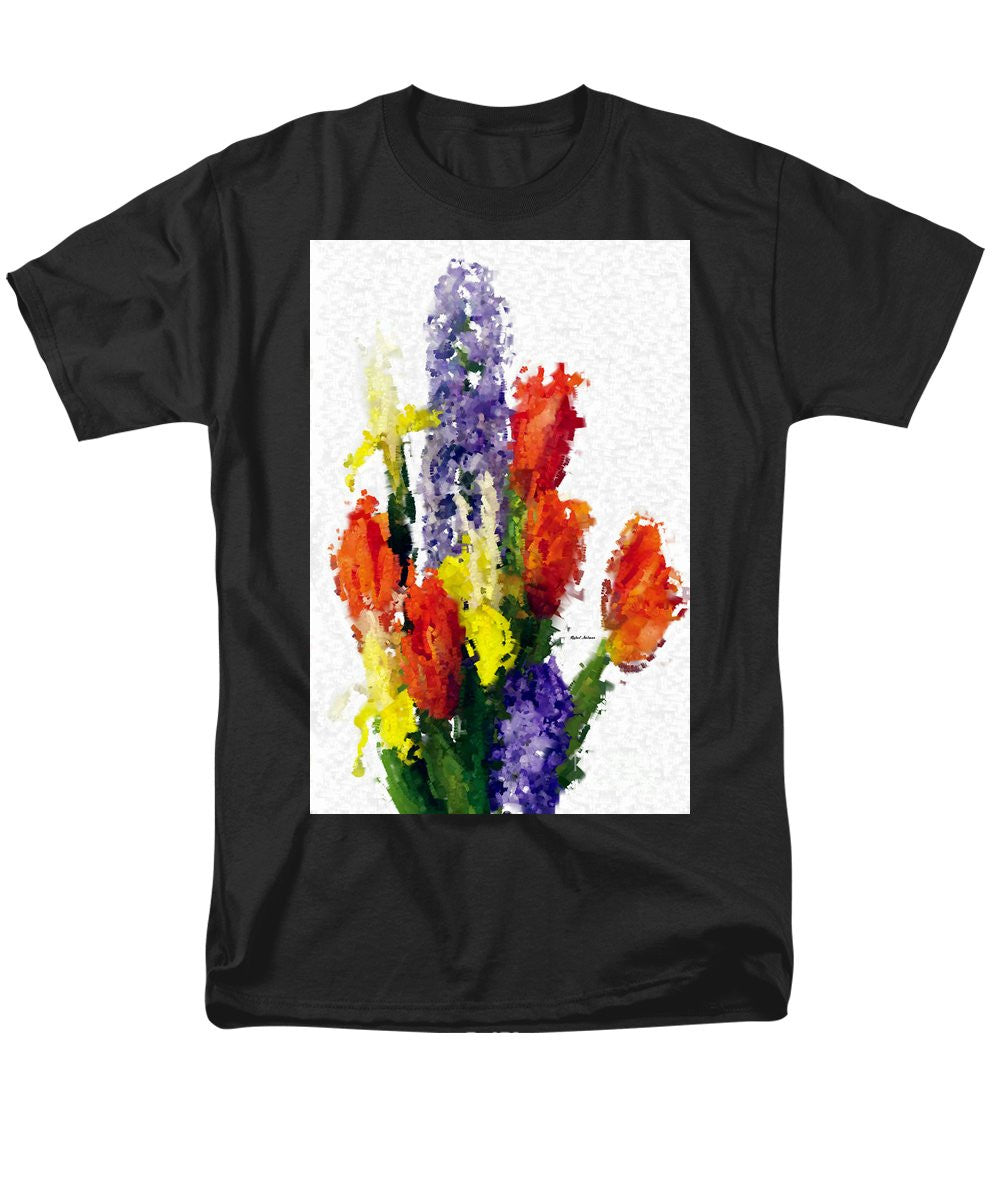 Men's T-Shirt  (Regular Fit) - Abstract Flower 0801