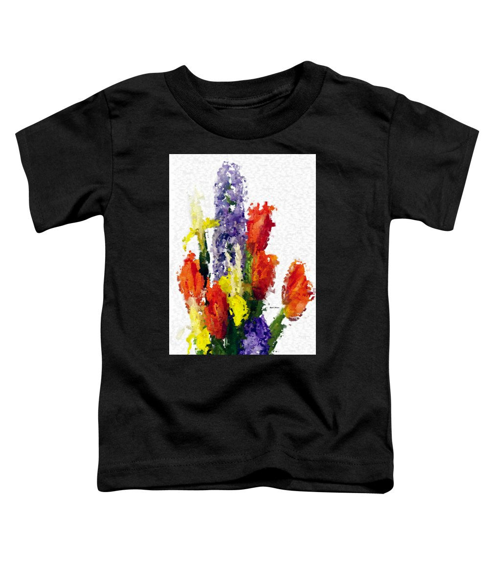 Toddler T-Shirt - Abstract Flower 0801