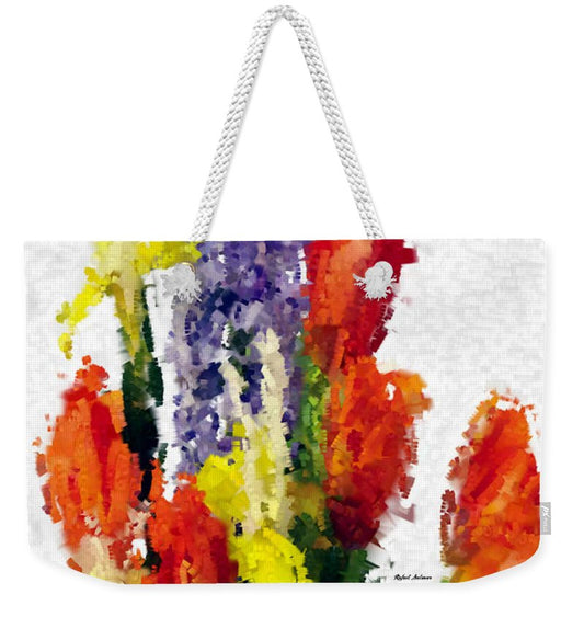 Weekender Tote Bag - Abstract Flower 0801