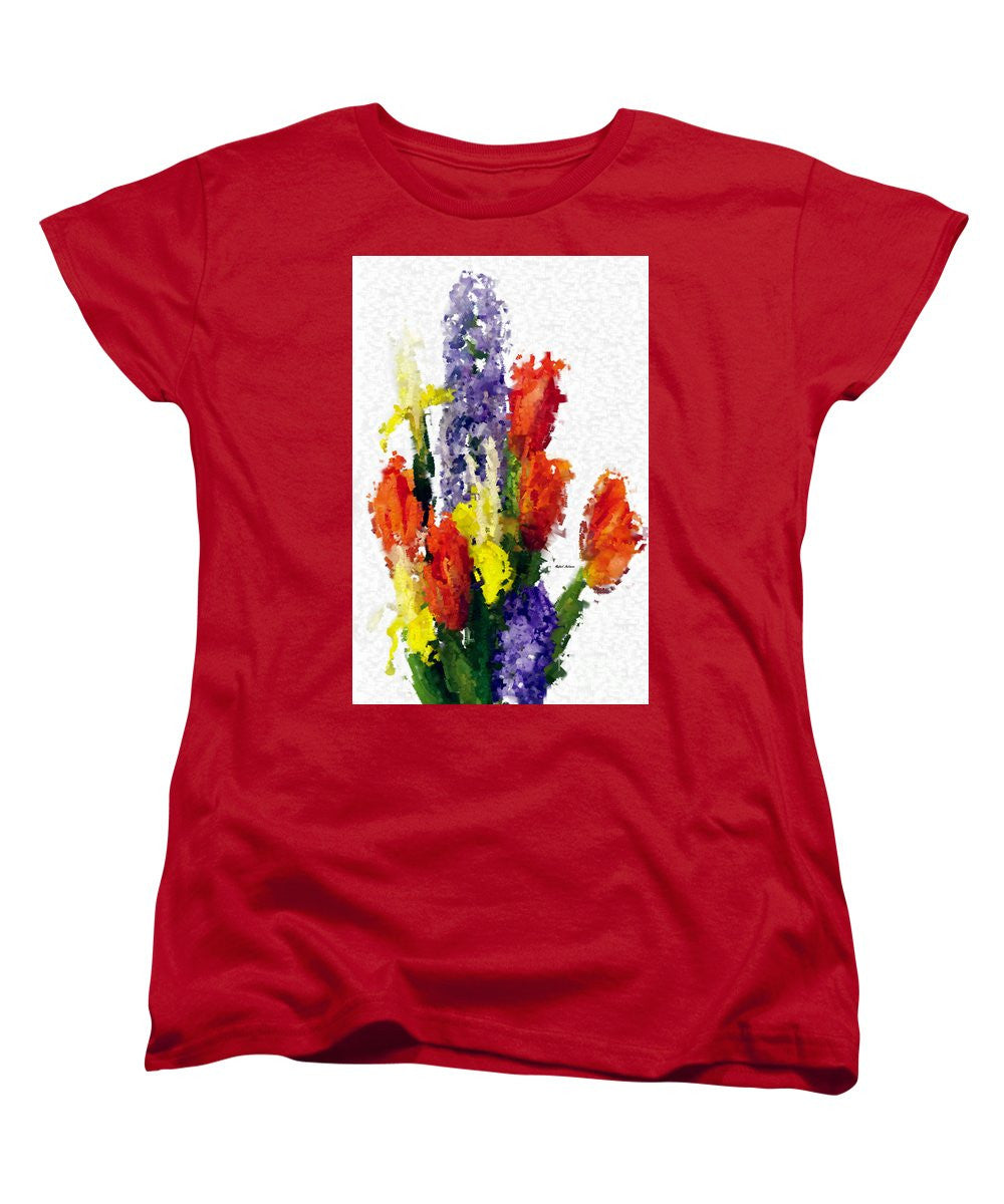 Women's T-Shirt (Standard Cut) - Abstract Flower 0801