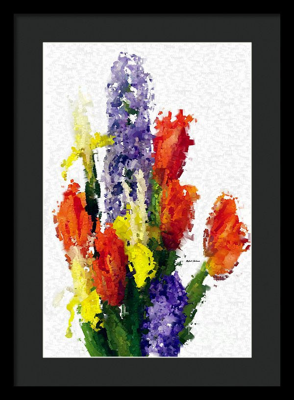Framed Print - Abstract Flower 0801
