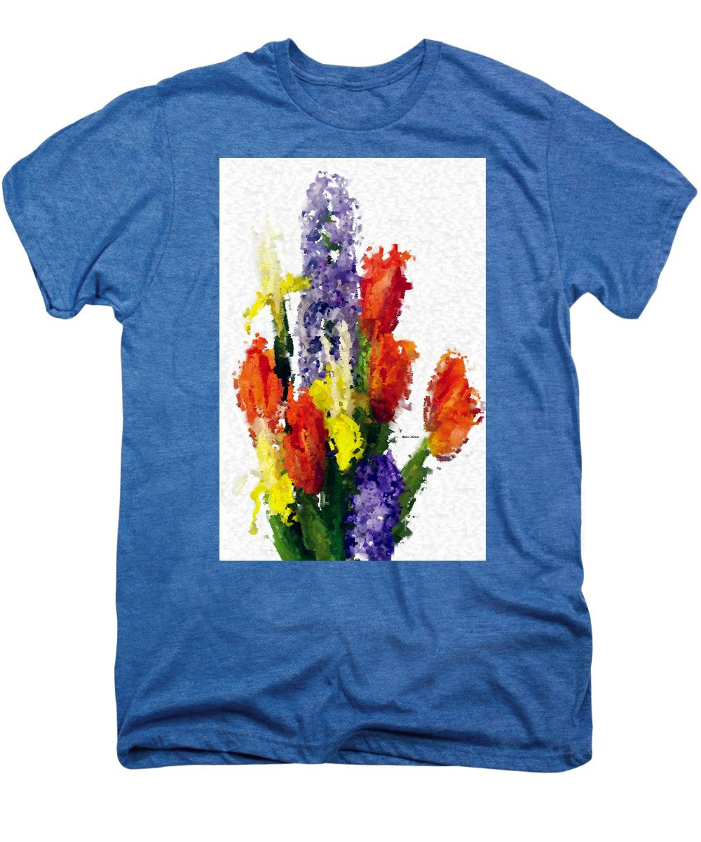 Men's Premium T-Shirt - Abstract Flower 0801